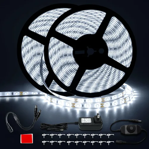 Miniatura 9 de Unidades de tiras de luz LED a prueba de agua, SMD 2835 LEDs 12V, Tiras de luz de cinta LED de 12V