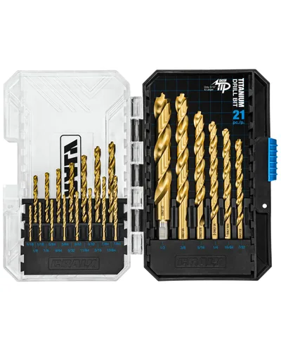 Miniatura 7 de CRALY Paquete de 10 brocas de cobalto de 1/16 pulgada, brocas helicoidales de longitud estándar M35 HSS con revestimiento de titanio, punta dividida