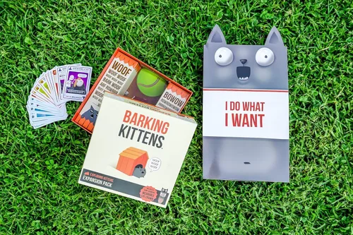 Miniatura 2 de Juego de expansión Barking Kittens, un juego de cartas de ruleta rusa para adultos, adolescentes y niños, juegos de fiesta fáciles para la familia