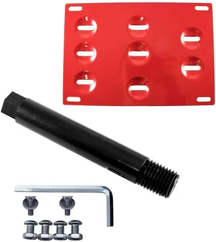 Miniatura 2 de Xotic Tech - Gancho de remolque para placa de matrícula compatible con Volkswagen Beetle Jetta o Audi TT (rojo)