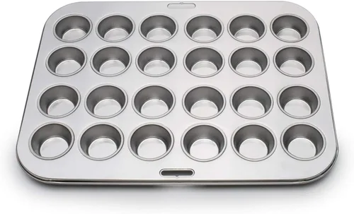 Miniatura 3 de Fox Run Mini molde para magdalenas, 24 tazas, acero inoxidable