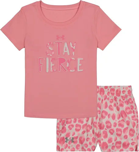 Miniatura 94 de Under Armour baby-girls Ua Terrazzo Leopard Heart SetShort Set