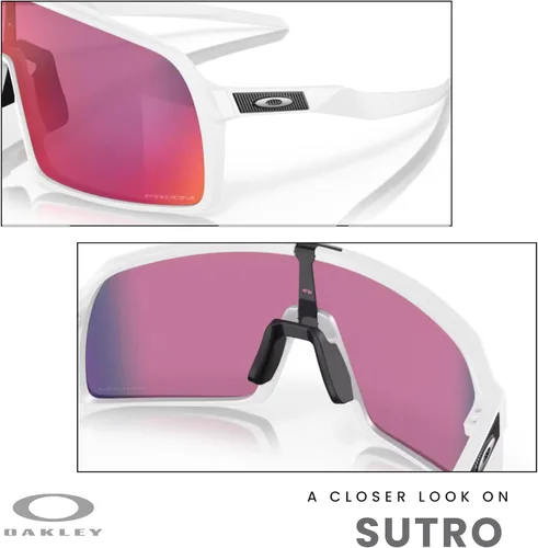 Miniatura 130 de Oakley Sutro OO9406 / OO9462 - Lentes de sol para hombre, kit de correa de accesorios, bolsa de microfibra