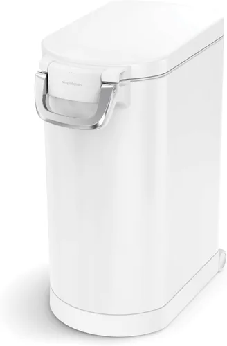 Miniatura 11 de simplehuman Contenedor mediano de almacenamiento de alimentos para mascotas, 25 litros, 27 lb / 12.2 kg, para alimentos para perros, gatos y aves