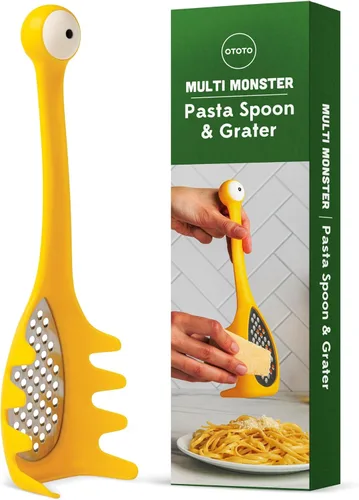 OTOTO Cuchara de pasta y cuchara de espagueti, accesorios de cocina, regalos de cocina, geniales regalos, accesorios de cocina lindos, regalos