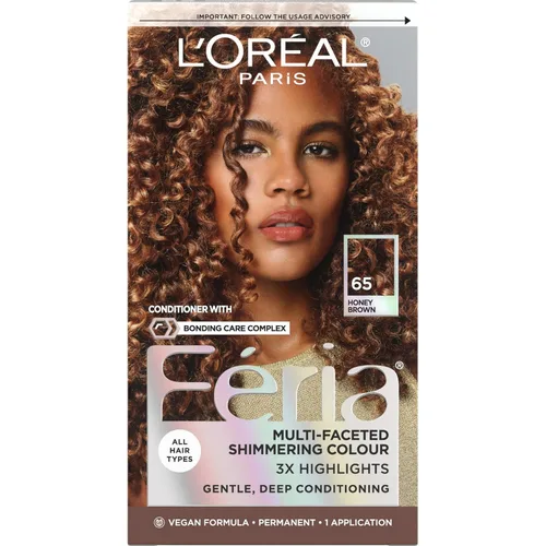 Miniatura 16 de L'Oreal Paris Feria - Tinte permanente multifacético y brillante, 60 Crystal Brown (castaño claro), paquete de 1 60 marrón claro