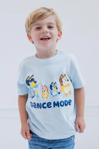 Miniatura 26 de Bluey Paquete de 3 camisetas para niños para verano, paquete de 3 camisetas de algodón para niños