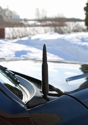Miniatura 7 de Votex - Fabricado en Estados Unidos - Antena de aluminio bala negra calibre 50 - Compatible con Ford F150 - F250 - F350 Jeep Wrangler - Gladiator