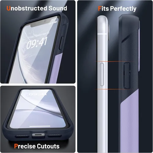 Miniatura 96 de Jeylly Funda para iPhone SE/Funda para iPhone 5S, Exterior de Plástico Duro que Absorbe Golpes + Interior de Silicona de Goma Defensor contra