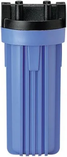 Pentair Pentek 150068 - Carcasa de filtro estándar tradicional, carcasa opaca de filtro de agua NPT #10 de 3/4 pulgadas con tapa de soporte de