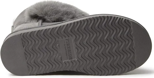 Miniatura 7 de Dearfoams Fireside Perth Shearling - Pantuflas de bota, forro de piel de oveja, para mujer