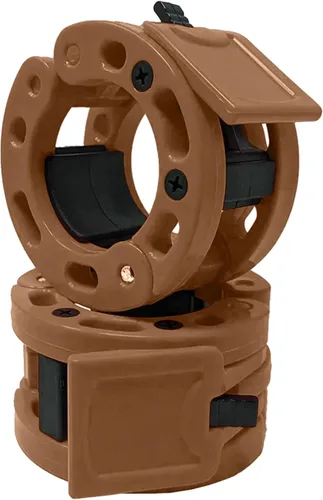 Miniatura 6 de Clout Fitness - Abrazaderas para barra de pesas olímpicas Collares de liberación rápida (2 unidades) Clips de peso con bloqueo para mancuernas de 2