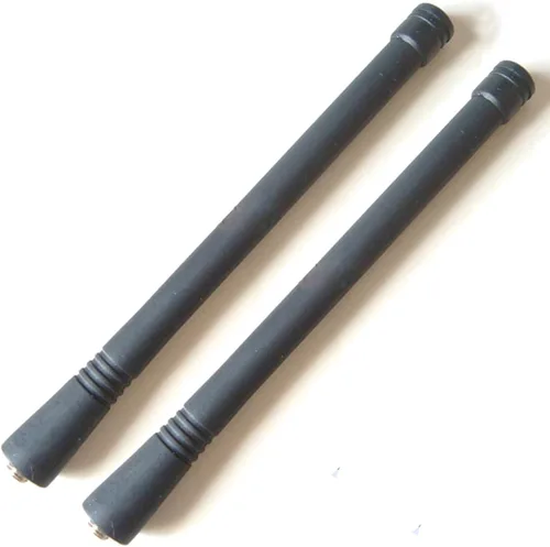 2 x antena VHF Heliflex para Motorola GP88 GP300 GP320 GP330 GP340 GP360 GP1280 HT50 HT600 HT750 HT1250 radio portátil de 6 pulgadas