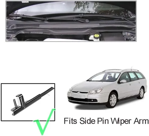 Miniatura 2 de Juego de limpiaparabrisas LHD delantero y trasero compatible con Citroen C5 Estate 2004-2007 limpiaparabrisas de 26 pulgadas, 19 pulgadas, 12