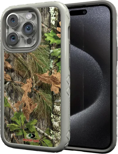 Miniatura 46 de cellhelmet Mossy Oak Agua Yellowfin Funda de doble capa en gris diseñada para iPhone 13 Mini a prueba de golpes y caídas, duradera, como se ve