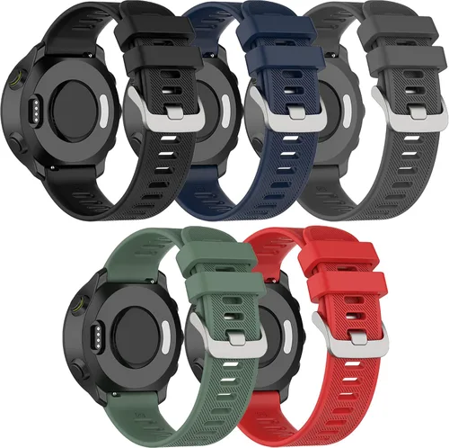 Miniatura 9 de Correa para Garmin Forerunner 55, banda de liberación rápida de repuesto para Garmin Forerunner 158 (sin rastreador, bandas de repuesto solamente)