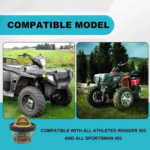 Miniatura 6 de Termostato 3084940 compatible con Polaris Sportsman 500 Scrambler Ranger Magnum Sportsman 400 1996-2013 de 4 tiempos, reemplaza el número de pieza