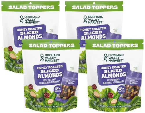 Miniatura 17 de Orchard Valley Harvest - Pecanas glaseadas para ensaladas, bolsas de 0.85 onzas (paquete de 15), con arándanos y pepitas, sin OMG, sin ingredientes
