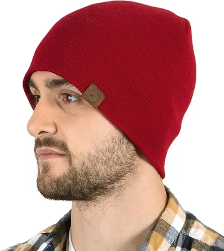 Miniatura 28 de Tough Headwear Daily Knit Beanie – Gorros para hombre – Sombreros de invierno para hombres y mujeres – Sombreros de punto cálidos para clima frío