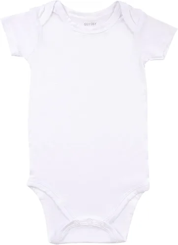 Miniatura 21 de GUISBY Body de manga corta para bebé, rayón de verano, recién nacido, niños y niñas, 0-24 meses