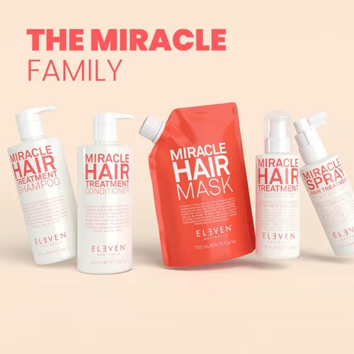 Miniatura 8 de ELEVEN AUSTRALIA Miracle Leave In Hair Treatment - Productos para el cuidado del cabello rizado y lacio para mujeres y hombres, protección térmica