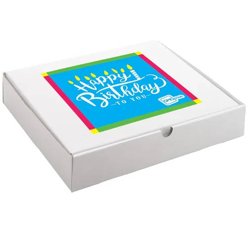 Miniatura 3 de Paquete de 12 cestas de regalo de galletas de feliz cumpleaños, envueltas individualmente para niños, hombres y mujeres, caja de regalo decorada