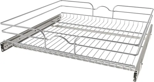 Miniatura 18 de Rev-A-Shelf Estante extraíble para armario de cocina de 2 niveles y organizador de cajones, cesta de almacenamiento de despensa deslizante en varios
