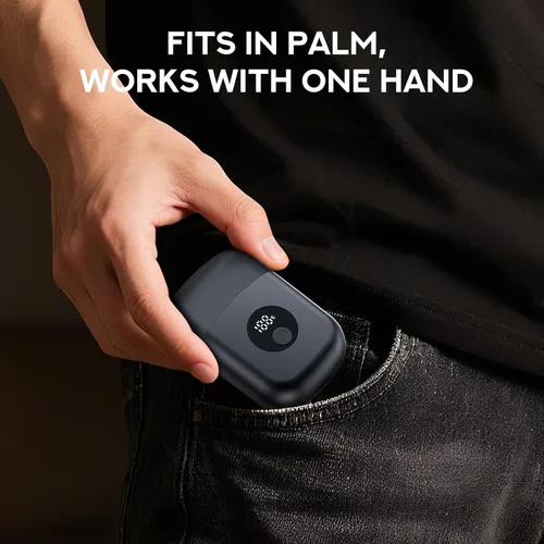 Miniatura 9 de Afeitadoras eléctricas para hombres: afeitadoras para hombres, 3 cuchillas flotantes, 1 cabezal de afeitado adicional, doble flexibilidad