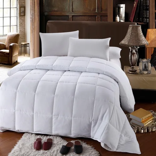Miniatura 3 de El juego de cama tamaño Queen de 8 piezas color gris meridiano con blanco incluye: juego de funda de edredón de 3 piezas + juego de sábanas de 4