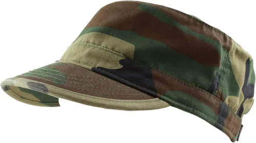 Miniatura 47 de The Hat Depot Cadet Military Army - Gorra de béisbol de algodón lavado con teñido anudado y algodón lavado básico y desgastado, gorra de algodón