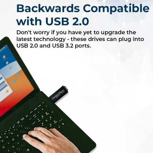 Miniatura 6 de Centon Electronics DataStick Pro - Unidad flash USB 3.2 Gen1, 128 GB, 5 unidades flash USB, paquete de 5 unidades, color negro