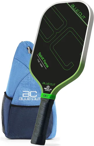 Miniatura 9 de Blue Cut Pickleball Paddle – USAPA Approved Pickleball Paddles Racket with T700 Carbon Fiber, 16mm Honeycomb Core, Spin Surface, Pro Power Speed &