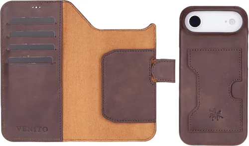 Miniatura 99 de Venito Florence - Funda de piel compatible con Samsung Galaxy S9, extra segura con bloqueo RFID, cartera desmontable para teléfono (gris decolorado)