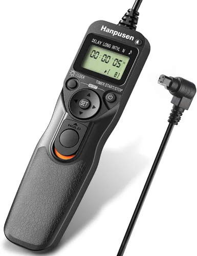 HANPUSEN Temporizador Intervalómetro de liberación de obturador remoto para Canon EOS R5, 10D, EOS 6D Mark II, 1D X Mark III, 1D X Mark II, 1D X, 1D