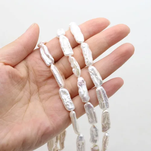 Miniatura 3 de Cuentas de perlas barrocas naturales irregulares cultivadas de agua dulce, perlas sueltas para bricolaje de mujeres, colgantes, aretes, fabricación