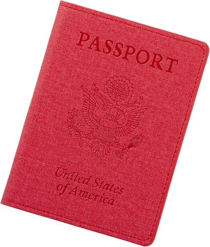 Miniatura 7 de Funda para pasaporte de vacunación, Azul 2PK