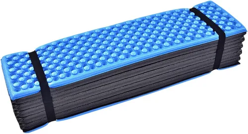 Miniatura 9 de Almohadillas de espuma para dormir, colchón plegable de espuma de célula cerrada, impermeable para dormir al aire libre para mochileros y senderismo