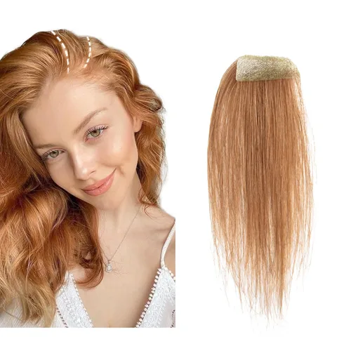 Miniatura 30 de Reemplazo de cabello humano con cicatrices, quemaduras accidentales sin vello para hombres y mujeres, pérdida de línea de cabello, cinta recta