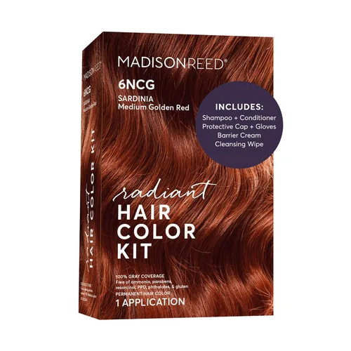 Miniatura 75 de Madison Reed - Kit de color de cabello radiante, tinte permanente para el cabello, 100 % cobertura de canas, sin amoníaco, castaño Catania 5NGM