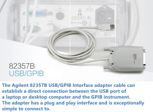 Miniatura 2 de Agilent Technologies 82357B Interfaz USB 2.0/GPIB de alta velocidad USB 2.0 a GPIB Interfaz de alta velocidad