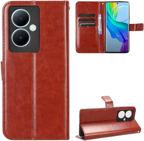 Miniatura 35 de Funda para Boost Mobile Celero 5G + Funda de piel con tapa para Boost Mobile Celero 5G Plus, color negro