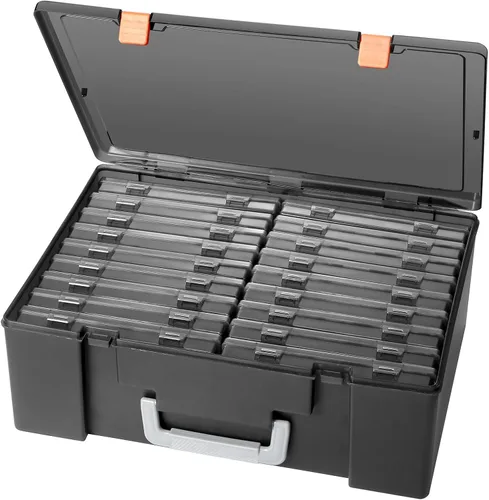 Caja de almacenamiento de fotos de 4 x 6 pulgadas, 18 cajas grandes adicionales para fotos, organizador de fotos grande, caja de fotos libre de