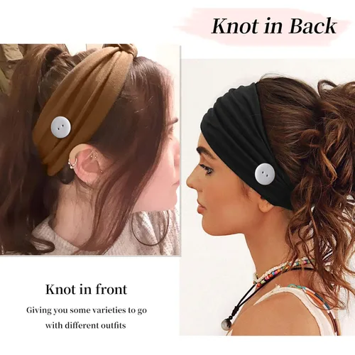Miniatura 4 de Botón para máscara para mujeres, enfermeras, diadema antideslizante, elástica, protección para los oídos, para hombres y médicos, banda anudada