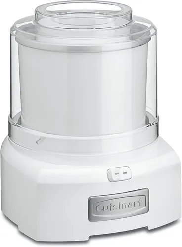 Miniatura 10 de Máquina para hacer helado Cuisinart, máquina de 1.5 cuartos con doble aislamiento, para sorbete y yogur helado, lista en 20 minutos, ICE-21P1, blanca
