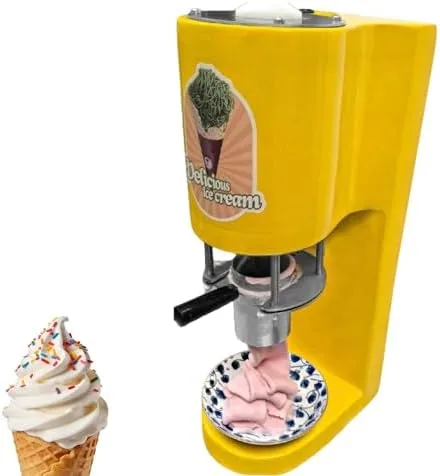 Miniatura 8 de Electric Ice Cream Machine - Commercial Pasta & Fruit Ice Cream Press with 4 Molds - 30L/Hour Output, Perfect for Restaurants, Bars, and Gourmet