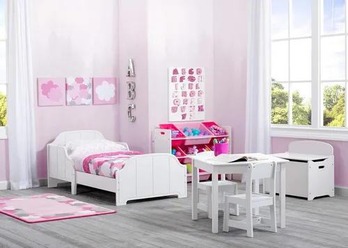 Miniatura 8 de Delta Children MySize - Juego de mesa y silla de madera para niños (2 sillas incluidas), ideal para artes y manualidades, merienda y más