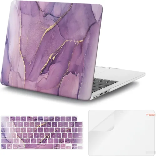 Miniatura 31 de iCasso para M4 MacBook Air de 13 pulgadas Funda 2025 2024-2022 M3 M2 Modelo A 3240 A3113 A2681, Funda de plástico de patrón protector resistente