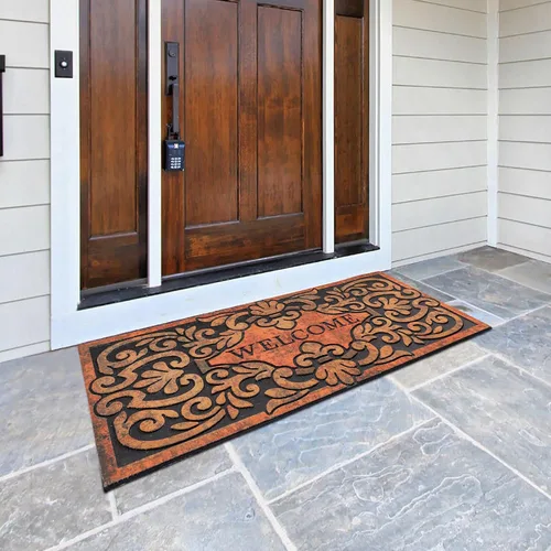 Miniatura 2 de Tapete de Bienvenida Grande de 47"x22" para Exteriores de Servicio Pesado con Respaldo de Goma Antideslizante - Tapete Duradero para Puerta Exterior