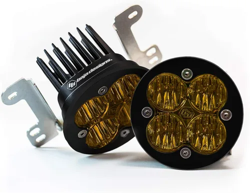 Miniatura 16 de Kit de luces LED de niebla de bolsillo Baja Designs Squadron-R SAE compatible con Jeep Gladiator 2020-22; Wrangler JL 2018-22 parachoques OEM