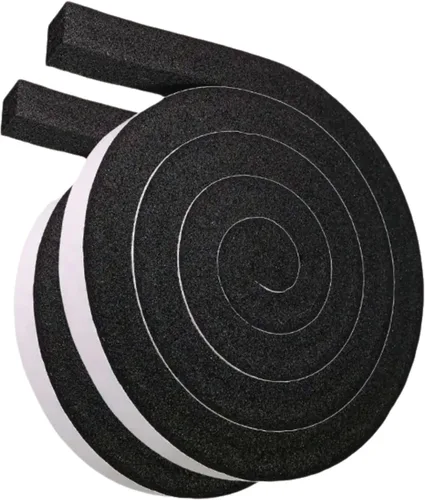 Sello de ventana de aire acondicionado de 1 x 1 pulgada, burlete para puerta, burlete grueso de CA, cinta adhesiva de espuma de alta resistencia,